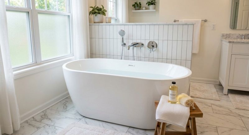 Freestanding Tub Installation in Manchester, NH