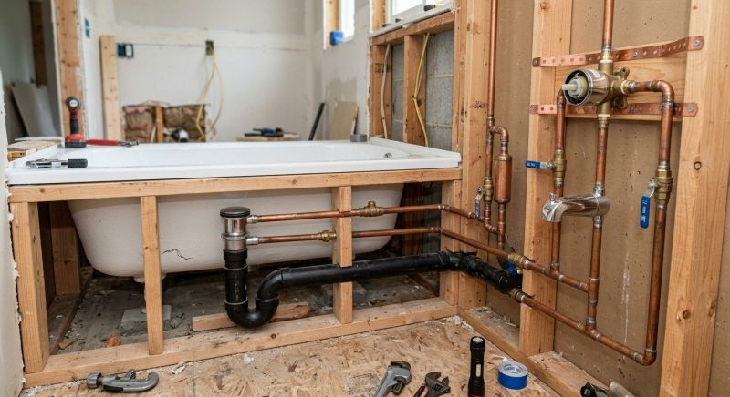 Large Bathtub Installation in Manchester, NH